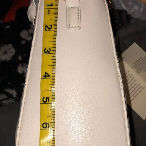 Valentino Orlandi Quilted Cream Mini Bag - Picture 14 of 14